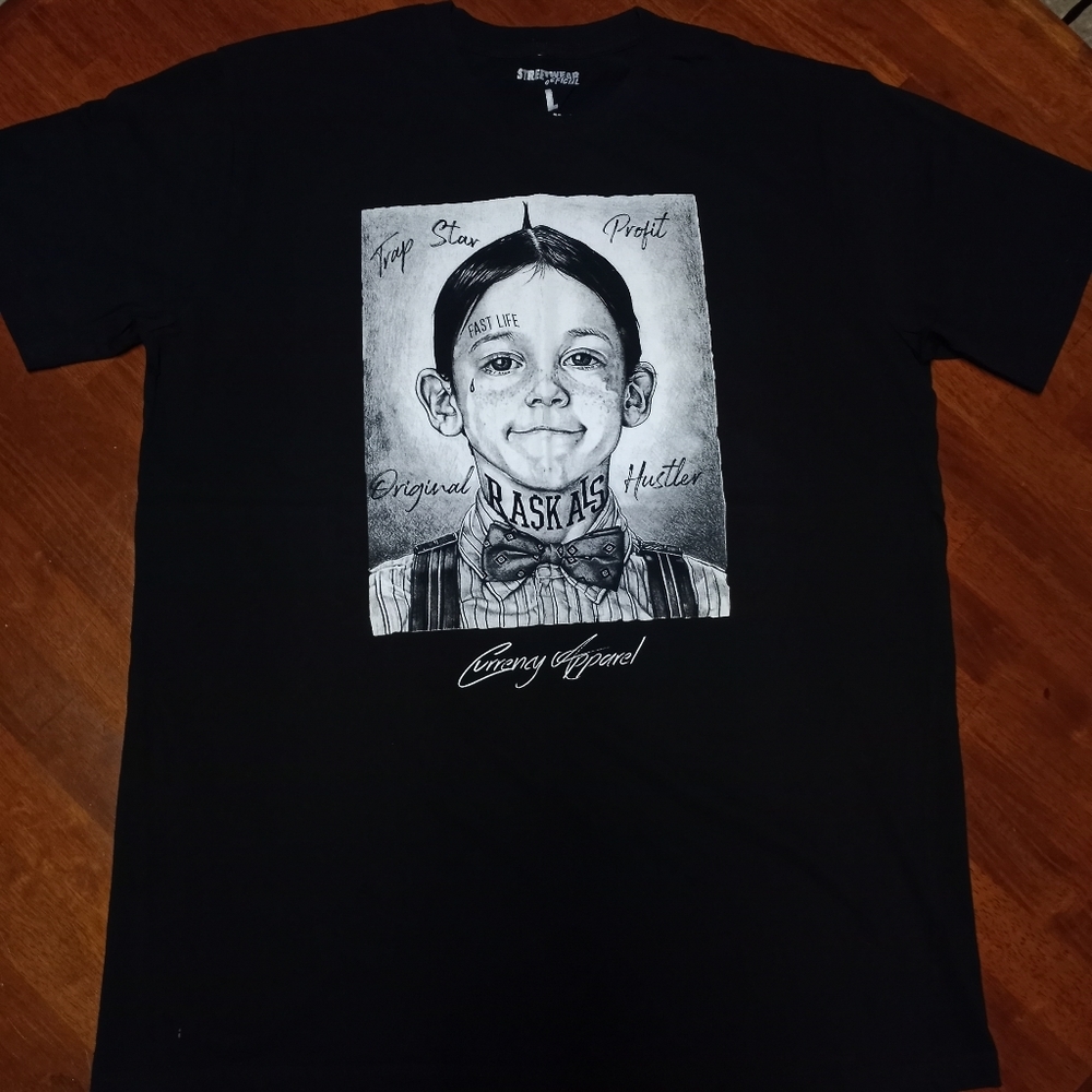 CURRENCY APPAREL RASKALS TRAP STAR T-SHIRT